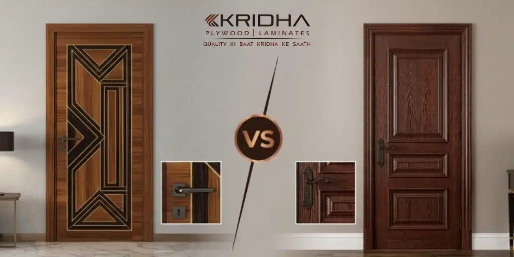 Flush Door vs Panel Door