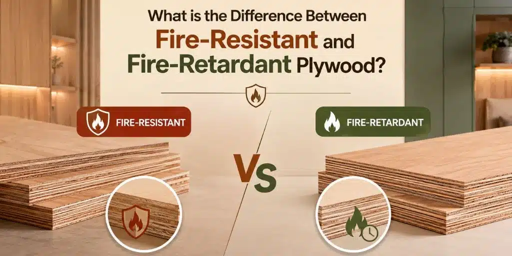 Fire-Resistant and Fire-Retardant Plywood
